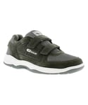 Gola Mens Trainers Belmont Suede Wide Touch Fastening charcoal - Grey - Size UK 8