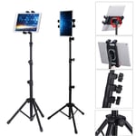 Pro Stretchable Tablet Tripod Stand Mount Holder 4.7’’ - 12.9’’ For iPad iPhone