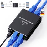 Switch Ethernet 1 À 3 Rj45 Répartiteur 1000 Mbps,Switch Ethernet Répartiteur Rj45 Multiprise Network Lan Switch Splitter,Répartiteur Internet Lan Rj45 Pour Ordinateur Routeurset Adsl Décodeurs