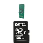 Pack Support de Stockage Rapide et Performant : Clé USB - 2.0 - Série Licence - Harry Potter Slytherin - 16 Go + Carte MicroSD - Gamme Elite Gold - Classe 10-128 GB