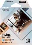 instax SQUARE format instant film 10 shot pack, SUNSET border