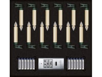 Lampki Choinkowe Krinner Krinner Superlight Bavaria Mini Flame 12 Pcs. Set Ivory