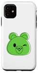Coque pour iPhone 11 Vert hamster maigre