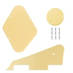 Set of 3PCS LP Pickguard Kit for Epiphone Les Paul Standard Guitar Plastic Cream