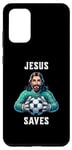 Coque pour Galaxy S20+ Jesus Soccer Football Christianisme Gardien de but Christ Church