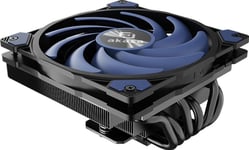 Alucia H6ls M2 Cpu-Kylare - 120 Mm, Svart/Blå
