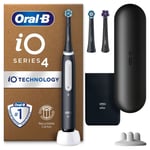 Oral-B iO4 Electric Toothbrushes For Adults, 3 Toothbrush Heads, Travel Case ...