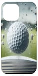 Coque pour iPhone 13 Pro Max Balle de golf à motif balle de golf