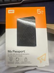 NEW WD 5TB My Passport For Windows External Hard Drive HDD USB C Western Digital