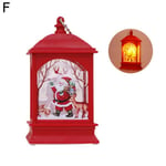 2020 Xmas Santa Table Lamp Ornament Decor Vintage Christmas F Red