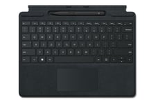 Microsoft Surface Pro Signature Keyboard - tangentbord - med accelerometer, pekdyna, Förvarings- och laddningsfack för Surface Slim Pen 2 - svart - med Slim Pen 2 Inmatningsenhet