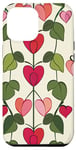 Coque pour iPhone 12 Pro Max Coeurs saignants Fleurs Floral à motifs Art original