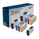 Compatible Multipack HP PhotoSmart Wireless B110D Printer Ink Cartridges (9 Pack) -CN684EE