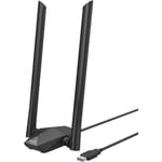 WiFi Nation WiFi 6 AX1800 2T2R, puce USB 3.0 : RTL8832AU, adaptateur de  dongle WiFi | adaptateur de carte réseau sans fil Gigabit 802.11ax | 5  GHz/2,4