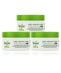 Simple Womens Kind to Skin Vital Vitamin Night Cream for Sensitive 50ml, 3 Pack - One Size