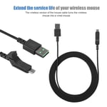 USB Cable / Line Fit For Razer Lancehead Wireless Gaming Mouse Replacement 2.2m