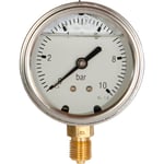 1/4&quot; x 63 mm Manometer 10 bar glycerin