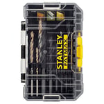 STANLEY Masonry Drilling Bit Set for Metal and Wood Includes a Small ToughCase and Shaker Box Compatible with Pro-Stack and TSTAK (14 Pieces) STA88561