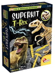 Lisciani - Kit T-Rex - Déterre le bloc et construis le squelette du dinosaure - Jeu éducatif scientifique pour enfants á partir de 7 ans