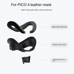 1X( OOM Leather  for PICO 4 VR Headphone Leather  Washable Sweat-Proof Leather F