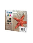 Epson 603XL Starfish High Yield Genuine Multipack, 4-Colours Ink Cartridges Orig