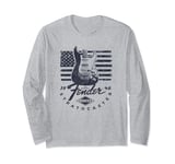 Fender 1946 Stratocaster American Flag Backdrop Long Sleeve T-Shirt