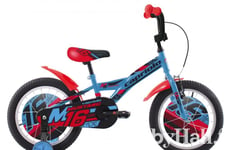 Lasten pyörä Capriolo BMX 16" HT Mustang, sininen/punainen.