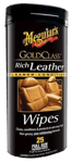 Meguiars Gold Class Rich Leather Wipes