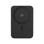 Epico 20W UltraPack EM71 Alu Mag+ 10.000 mAh Power Bank med USB-C - MagSafe og Qi2 Kompatibel - Svart