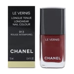 Chanel Le Vernis Longwear Nail Colour 913 Rouge Intemporel Red Ultra-Shine Wear