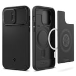 Spigen Optik Armor coque de protection pour téléphones portables 17 cm (6.69 ) Housse Noir - Neuf