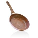 Kopparkastrull och sten - GENERISK - 28 cm - Non-stick - Kompatibel med alla spisar