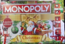 Christmas Edition Monopoly + 6 Special Tokens