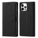 L-FADNUT Case for iPhone X iPhone Xs Wallet with Card Holder Leather Flip for iPhone X/Xs Case Magnetic Stand Shockproof Case Cover for iPhone X/Xs Black