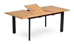 Hillerstorp - Nydala Utebord 96x150/200 cm Svart/Teak