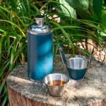 Rex London Hunter hip flask with 2 cups - Spirit of Adventure