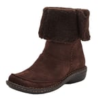 Clarks Womens Avington Grace Suede Ankle Boots 3/35.5 BNWT RRP £75 Dark Brown