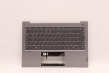 Lenovo ThinkBook 13s G4 IAP Keyboard Palmrest Top Cover German Grey 5CB1H18263