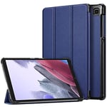 Étui Fin pour Tablette Samsung Tab A 10.1 T510/T515 avec Couverture complète et Mode Veille/réveil Automatique Bleu foncé