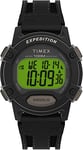 Timex Expedition Montre de sport pour homme 41 mm avec bracelet en cuir et tissu noir TW4B25200