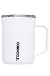 Travel Coffee Mug Stainless Steel Triple Insulation 475ml/16oz Gloss White