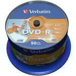 DVD-R VERBATIM 4.7GB Printable 50/fp