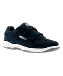 Gola Mens Trainers Belmont Suede Wide Fit Touch Fastening navy - Blue - Size UK 15
