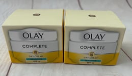Olay Complete Day Cream with SPF15 for Sensitive  Skin 2x 50ml