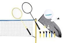 Scatch Set de Volley-Ball et de Badminton - avec Filet, Raquettes, Volants et Ballon - 310 x 168 cm