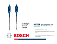 Bosch Expert Flat Bit SelfCut Speed Wood Drill Bits 16mm  1 Pair