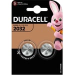 20  DL2032 DURACELL Lithium coin Batteries CR2032 2032 in 2 packs