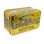 SUPERTHINGS RIVALS OF KABOOM Gold Tin – It contains figures from Series 3, including ultra-rare (Mr. King), the 2 gold leaders, the 6 silver captains and the 2 gold Supersliders
