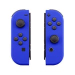 eXtremeRate Coques avec Kit de Boutons pour Nintendo Switch NS JoyCons Manette Contrôleur,Housse de Protection DIY Remplacement(Pas de Coque de Console)-Bleu