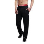 Champion Mens Powerblend Fleece Jogger Pants, Black, 4XL UK